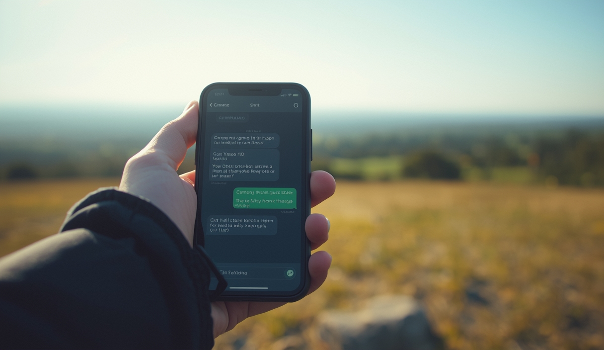 Gambar buatan AI, bukan foto asli: smartphone showing chat interface, ilustrasi untuk berita: Startup Wabi Raih Dana 55 Juta Dolar Berkat Asisten AI Pembuat Aplikasi Mini.